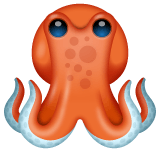 Скачать фото картинки-смайла Каракатица от WhatsApp для Android и ПК без фона в png