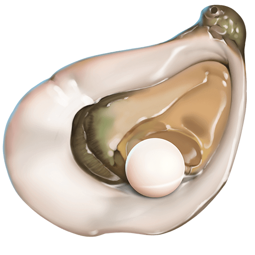 Save pictures Oyster symbol of emotion by Twitter without a background in PNG