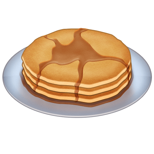 Скачать картинки эмотикона Оладушки от Emojipedia на бесцветном фоне в png