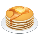 Закачать картинки смайла Оладьи от WhatsApp для Android и ПК на чистом фоне в png