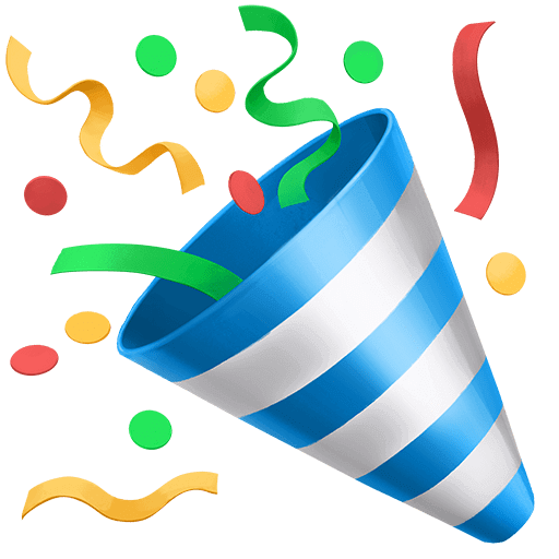 Save a figure Party Hat emoji-emoticon by Twitter without a background in png