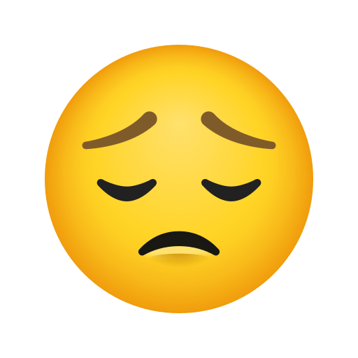 Copy a figure Sadface emoji-emoticon by Icons8 without a background in PNG