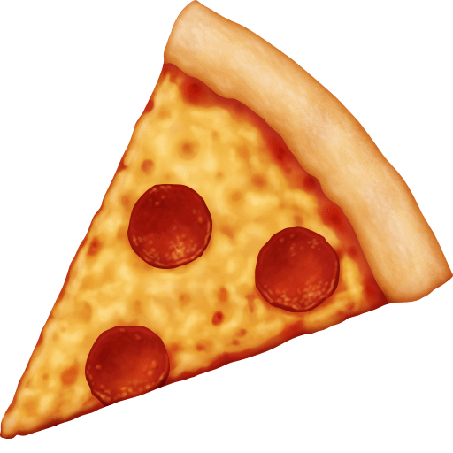 Сохранить фото эмоции Пицца от Фейсбук на просвечивающем фоне в png