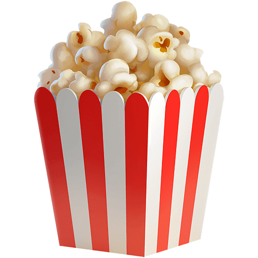 Сохранить картинки иконки настроения Воздушная кукуруза от Твиттера на чистом фоне в пнг