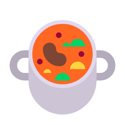 Скопировать графику эмотика Миска с едой от Microsoft 11 на просвечивающем фоне в ПНГ