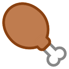 Закачать снимок эмотикона Ножка индейки от HTC на чистом фоне в ПНГ