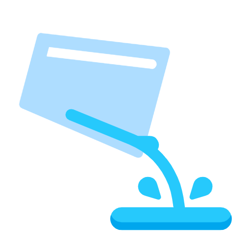 Upload pictures Pouring Liquid symbol by Microsoft 11 оn a transparent background in PNG