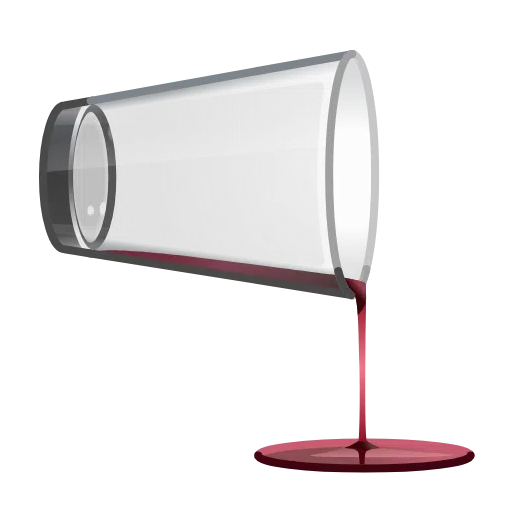 Copy a pic Pouring Liquid emotion of iOS Telegram оn a transparent background in WEBP