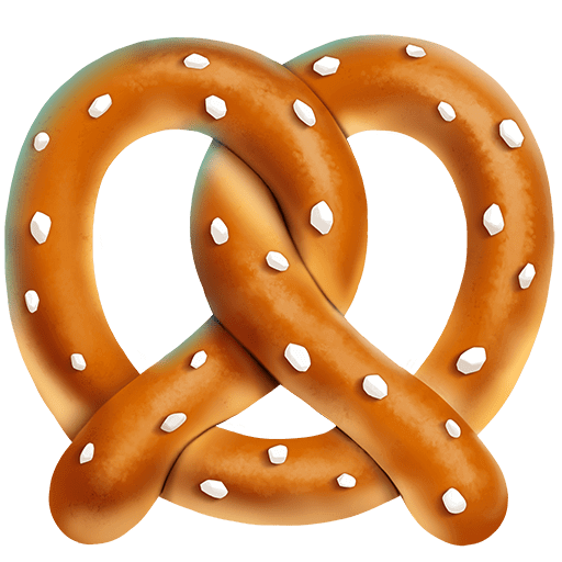 Закачать фигуру картинки-смайла Крендель от Твиттера на чистом фоне в пнг