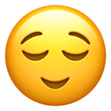 Закачать снимок изображения эмоции
 Удовлетворение от Apple iOS на бесцветном фоне в пнг