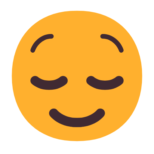 Скачать фотки иконки настроения Умиротворение от Microsoft 11 на чистом фоне в ПНГ