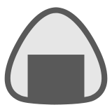 Загрузить фотографии картинки-смайла Рисовые шарики на прозрачном фоне от японского телефона Docomo на чистом фоне в png