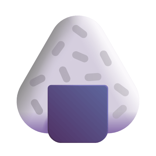 Сохранить фото смайлика Онигири от Microsoft без фона в PNG