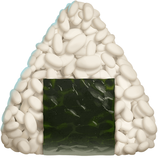 Закачать фото изображения эмоции
 Онигири от Твиттера на бесцветном фоне в png