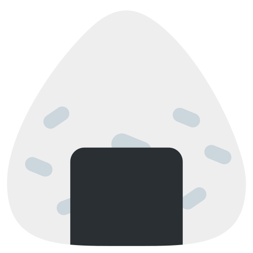 Загрузить картинку картинки-смайла Рисовый шарик в Твиттер Х для ПК на прозрачном фоне в PNG