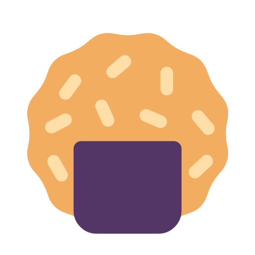 Сохранить изображение эмотикона Рисовые крекеры от Microsoft 11 без фона в ПНГ