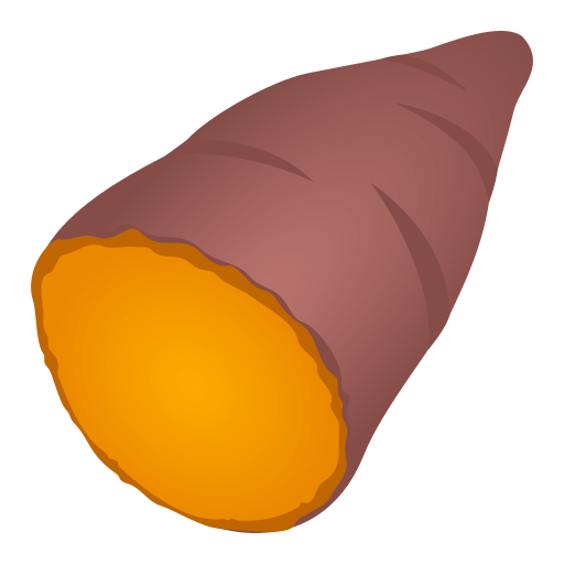 Download pics Goguma emoticon by JoyPixels on a clean background in PNG