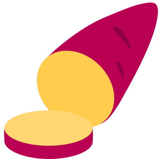 Download a figure Yam emoticon on Twitter / X for PC on a translucent background in PNG