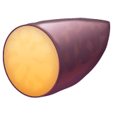 Upload a pic Goguma emoji-smiley by WhatsApp for Android and PC on a clean background in PNG