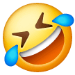 Download image Rolling on the Floor Laughing emoji-smiley on Samsung phones and tablets on a translucent background in PNG