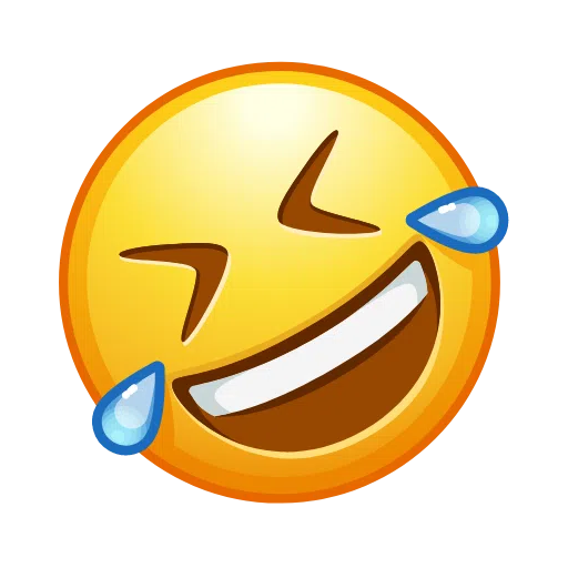 Save drawings Rolling on the Floor Laughing emoji-smiley of iOS Telegram on a colorless background in webp