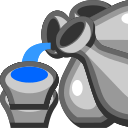 Download image Sake Decanter smiley-emoji by Au by KDDI on a translucent background in PNG