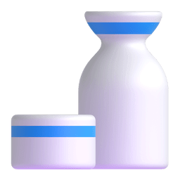 Save a drawing Sake Decanter emoticon by Microsoft Teams for PC and Android оn a transparent background in png