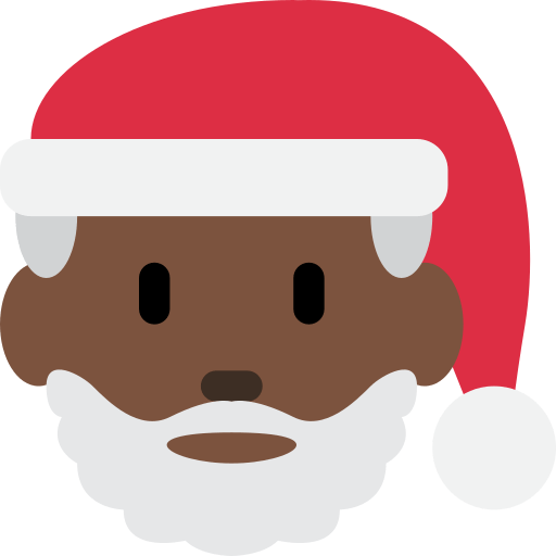 Copy a pic Dark-skinned Saint Nicholas emoticon on Twitter / X for PC оn a transparent background in PNG