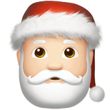 Save pictures Fair-skinned Saint Nicholas symbol from Apple iOS without a background in PNG