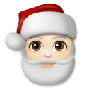Save a pic Light-skinned Saint Nicholas emoticon by LG on a colorless background in PNG