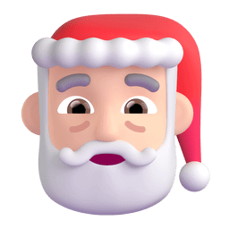 Copy a picture Light-skinned Saint Nicholas symbol of emotion by Microsoft Teams for PC and Android оn a transparent background in PNG