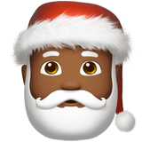 Copy a drawing Dark-medium-skinned Sinterklaas emotion from Apple iOS no background in PNG
