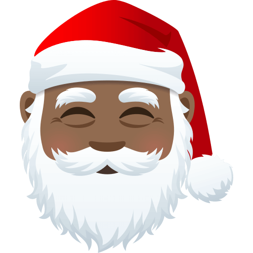 Copy photos Medium-dark-skinned Sinterklaas symbol by JoyPixels on a translucent background in PNG