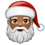 Copy a picture Medium-dark-skinned Sinterklaas symbol by WhatsApp for Android and PC on a translucent background in PNG