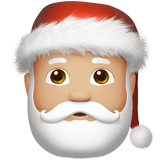 Copy photos Medium-light-skinned Saint Nicholas emoticon from Apple iOS on a translucent background in png