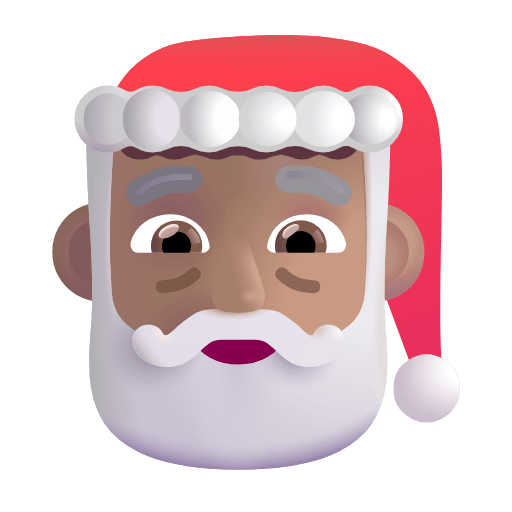 Upload a pic Medium-skinned Sinterklaas smiley-emoji of the Microsoft set on a clean background in png