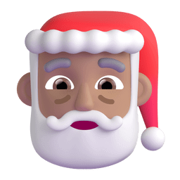 Copy a photo Medium-skinned Sinterklaas emoji by Microsoft Teams for PC and Android without a background in PNG