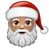 Copy a pic Medium-skinned Saint Nicholas smiley-emoji by WhatsApp for Android and PC on a clean background in png