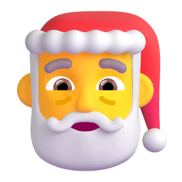 Download a pic Santa Claus emoticon by Microsoft Teams for PC and Android without a background in png