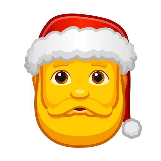 Download a drawing Sinterklaas emotion of iOS Telegram on a clean background in WEBP