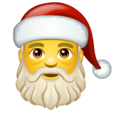 Copy pics Saint Nicholas emoticon by WhatsApp for Android and PC on a translucent background in PNG