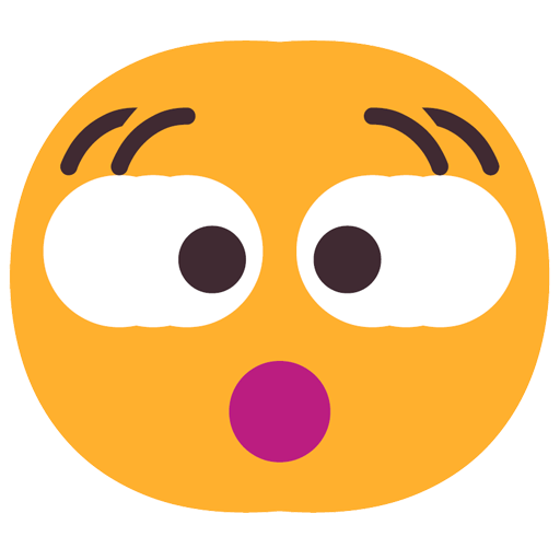 Upload pics Earthquake emoticon by Microsoft 11 on a translucent background in png