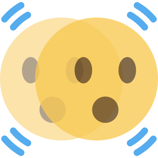 Download a pic Shaking Face emoticon on Twitter / X for PC no background in png