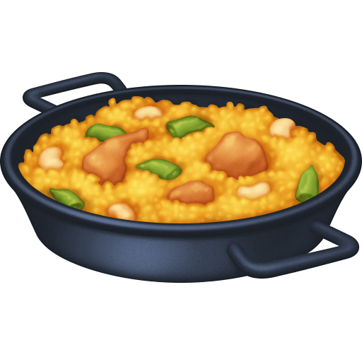 Upload photos Paella emoji-smiley by Facebook no background in png