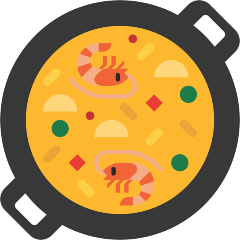 Download a drawing Shallow Pan of Food emoji by the Skype on a clean background in PNG
