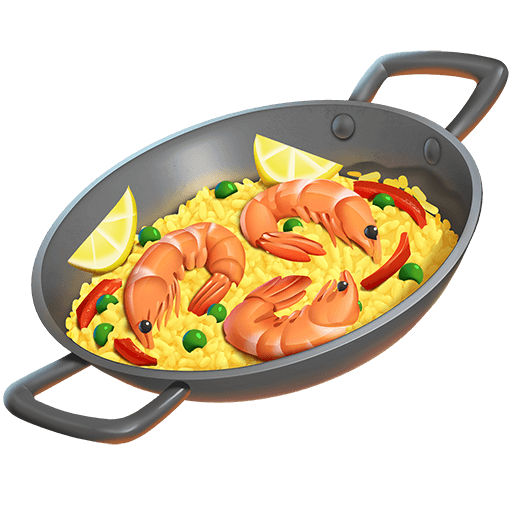 Download pics Shallow Pan of Food emoji-smiley by Twitter оn a transparent background in png