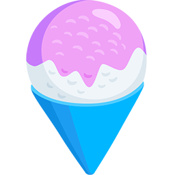 Как отображается по умолчанию эмоджи-смайлик 🍧 на платформе Messenger от Facebook Сохранить фотографии иконки настроения Десерт Сладкий Фруктовый Колотый Лед от платформы Facebook Messenger на прозрачном фоне в PNG