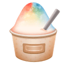 Как выглядит в оригинале смайл-эмодзи 🍧 на некоторых телефонах и планшетах Huawei Копировать фотки смайлика Мороженное Фруктовый лёд от Huawei на бесцветном фоне в png