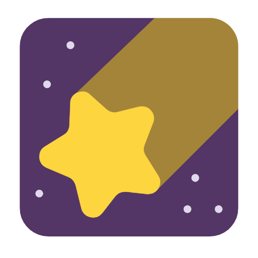 Save a figure When You Wish Upon A Star emotion by Microsoft 11 on a clean background in PNG