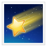 Download a drawing When You Wish Upon A Star emotion by WhatsApp for Android and PC on a translucent background in PNG